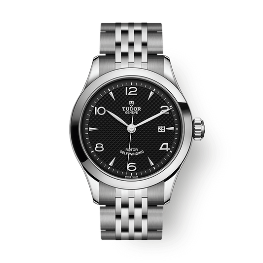 Tudor 1926 28 mm Black Dial Stainless Steel Bracelet M91350-0002