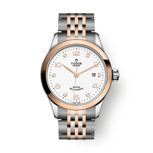 Tudor 1926 28 mm White Dial with Diamonds Stainless Steel Bracelet M91351-0011