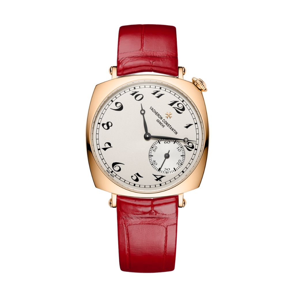 Vacheron Constantin Historiques American 1921 36.5 x 36.5 mm Silver Dial 18K Pink Gold   Leather Strap 1100S/000R-B430