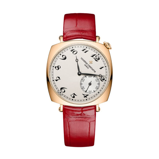 Vacheron Constantin Historiques American 1921 36.5 x 36.5 mm Silver Dial 18K Pink Gold   Leather Strap 1100S/000R-B430