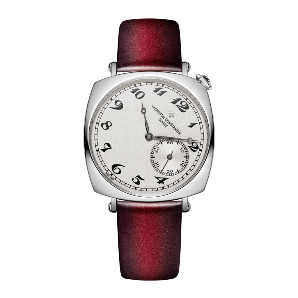 Vacheron Constantin Historiques American 1921 36.5 x 36.5 mm Silver Dial White Gold   Leather Strap 1100S/000G-B734