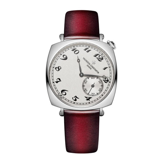 Vacheron Constantin Historiques American 1921 36.5 x 36.5 mm Silver Dial White Gold   Leather Strap 1100S/000G-B734