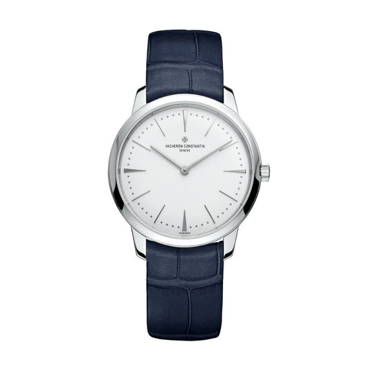 Vacheron Constantin Patrimony manual-winding 36 mm Silver Dial White Gold   Leather Strap 81530/000G-9681