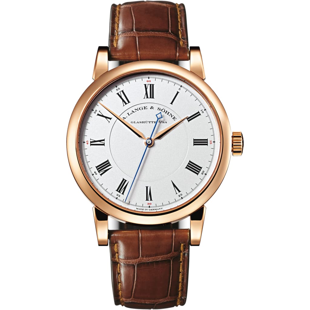 A. Lange & Sohne Richard Lange 40.5 mm Silver Dial 18K Pink Gold   Leather Strap 232.032 / LSLS2324AD