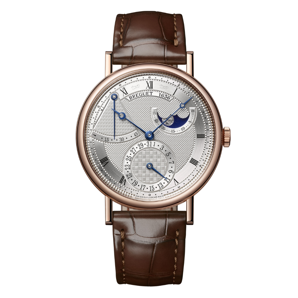 Breguet Classique 7137 39 mm Silver Dial 18K Rose Gold   Leather Strap 7137BR/15/9VU