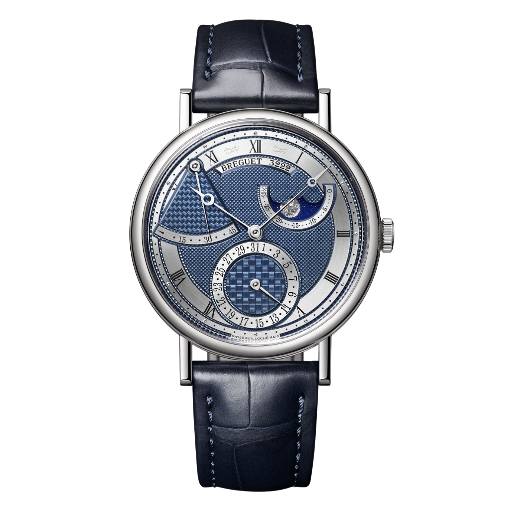 Breguet Classique 7137 39 mm Silver Dial 18k White Gold   Leather Strap 7137BB/Y5/9VU