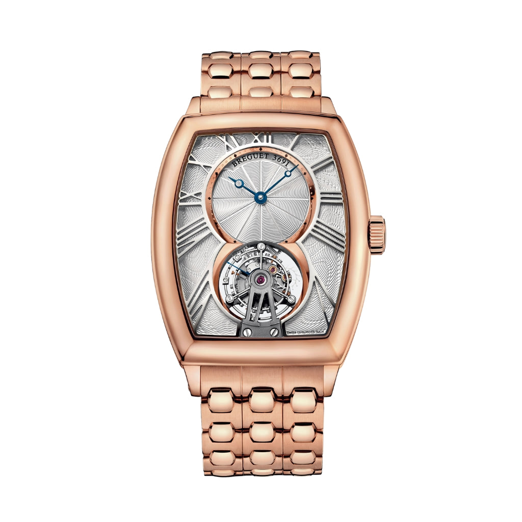 Breguet Héritage 42 x 35 mm Silver Dial 18k Rose Gold Bracelet 5497BR/12/RB0