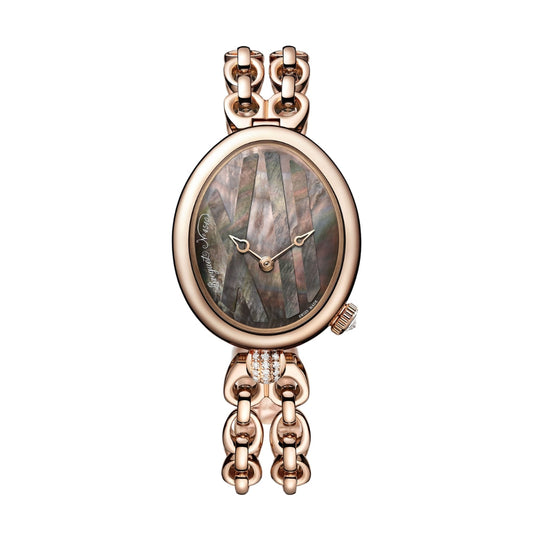 Breguet Reine 32.7 x 27.3 mm Tahitian Mother-Of-Pearl Dial with Diamonds 18k Rose Gold Bracelet 9808BR/5T/J50/0D00