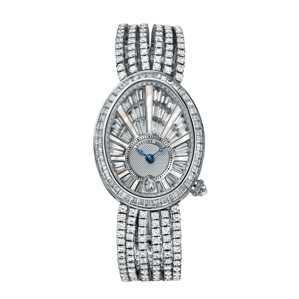 Breguet Reine 38.50 x 30.45 mm Diamond Paved Dial White Gold Bracelet 8939BB/6D/J61/DDDD