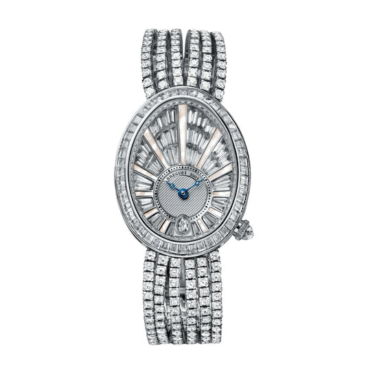 Breguet Reine 38.50 x 30.45 mm Diamond Paved Dial White Gold Bracelet 8939BB/6D/J61/DDDD