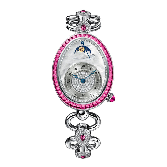 Breguet Reine 38.50 x 30.45 mm White Mother-Of-Pearl Dial with Diamonds White Gold Bracelet 8909BB/5D/J21/RRRR