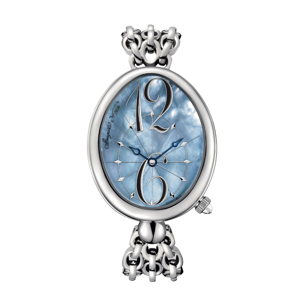 Breguet Reine 43.75 x 35.50 mm Blue Mother-Of-Pearl Dial Stainless Steel Bracelet 8967ST/V8/J50