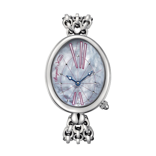 Breguet Reine 43.75 x 35.50 mm White Mother-Of-Pearl Dial Stainless Steel Bracelet 8967ST/G1/J50