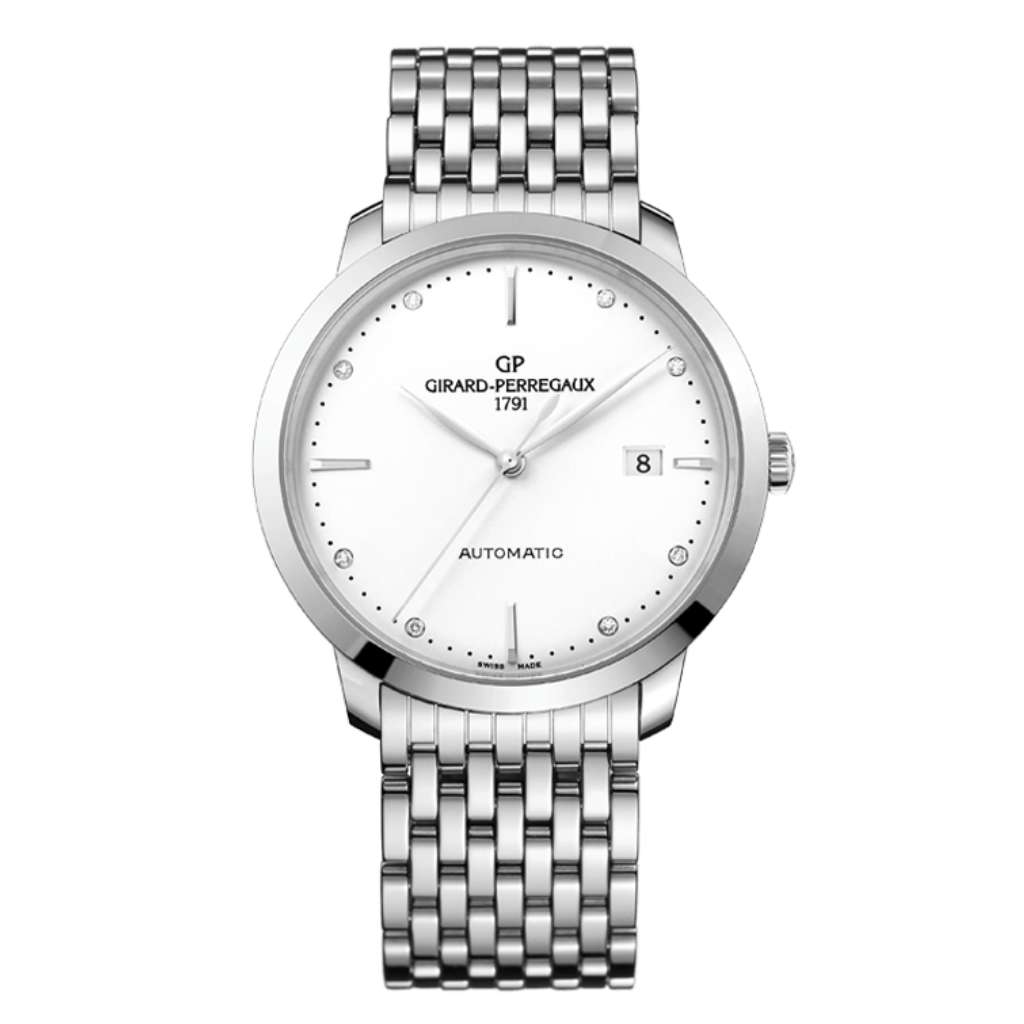 Girard-Perregaux 1966 40 mm Silver Dial Stainless Steel Bracelet 49555-11-1A1-11A