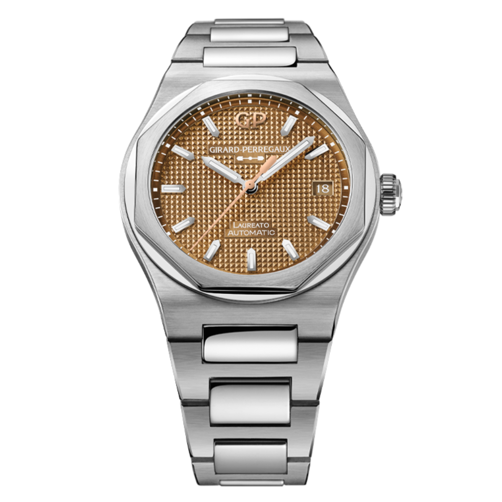 Girard-Perregaux Laureato 38 mm Brown Dial Stainless Steel Bracelet 81005-11-3154-1CM