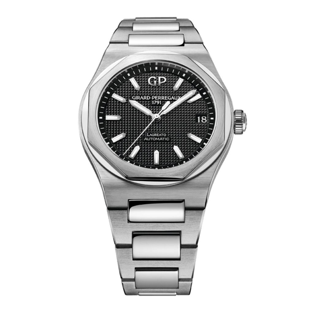 Girard-Perregaux Laureato 42 mm Black Dial Stainless Steel Bracelet 81010-11-634-11A