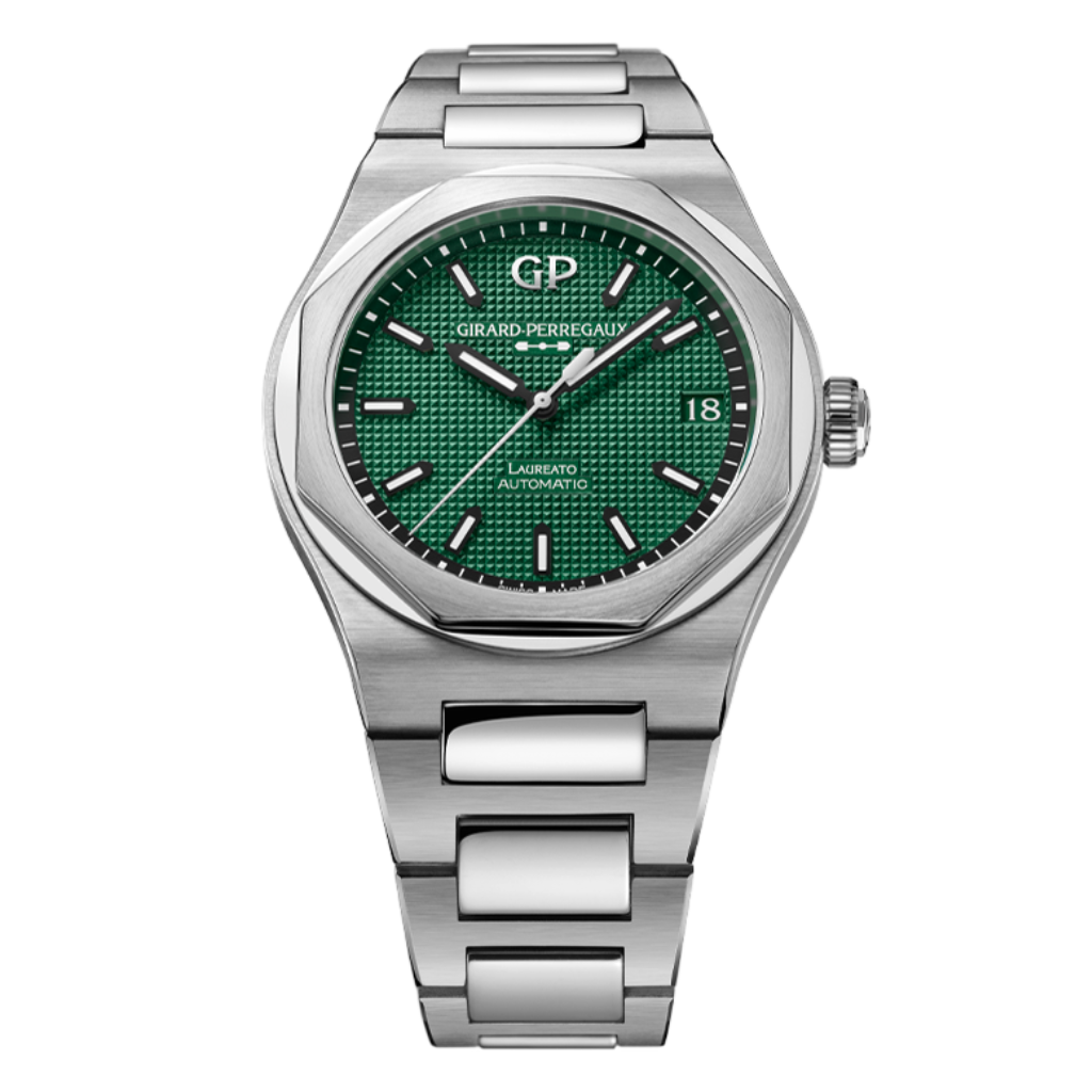 Girard-Perregaux Laureato 42 mm Green Dial Stainless Steel Bracelet 81010-11-3153-1CM