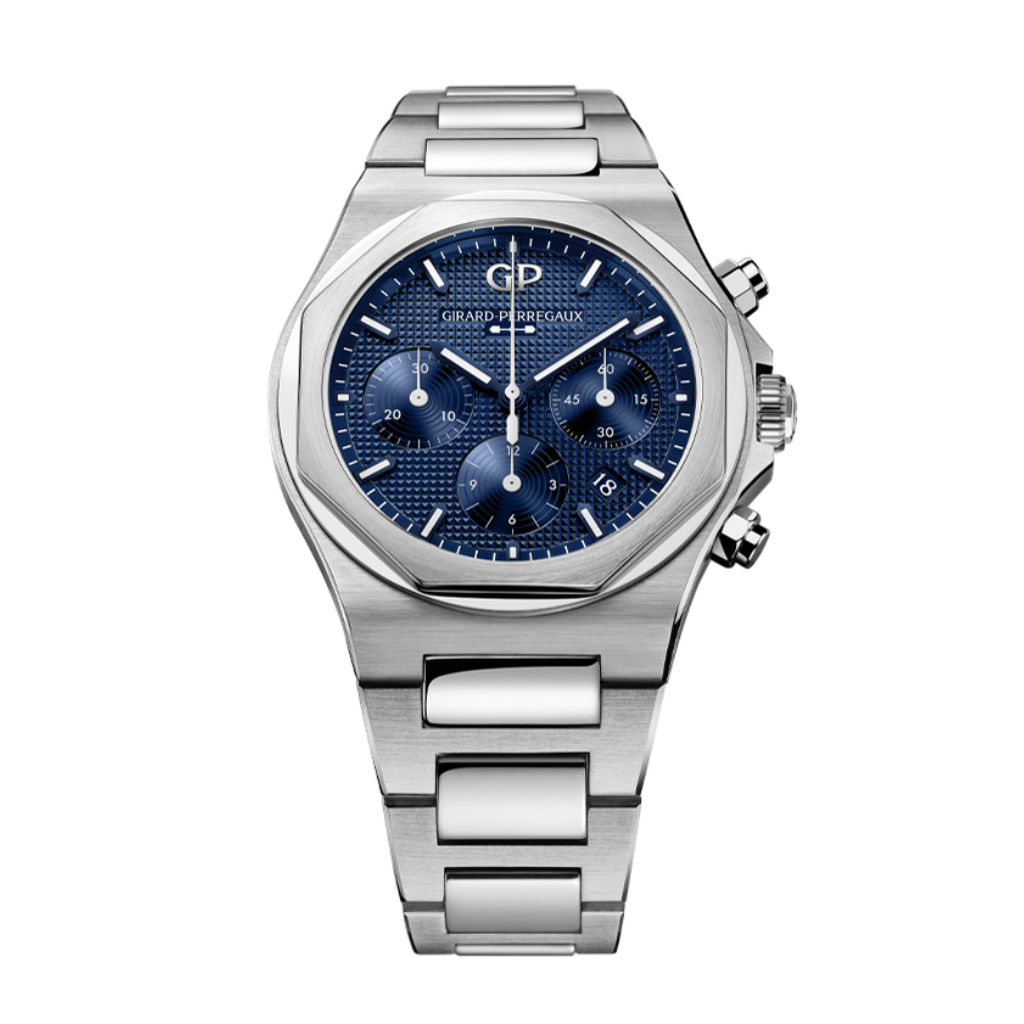 Girard-Perregaux Laureato Chronograph 42 mm Blue Dial Stainless Steel Bracelet 81020-11-431-11A