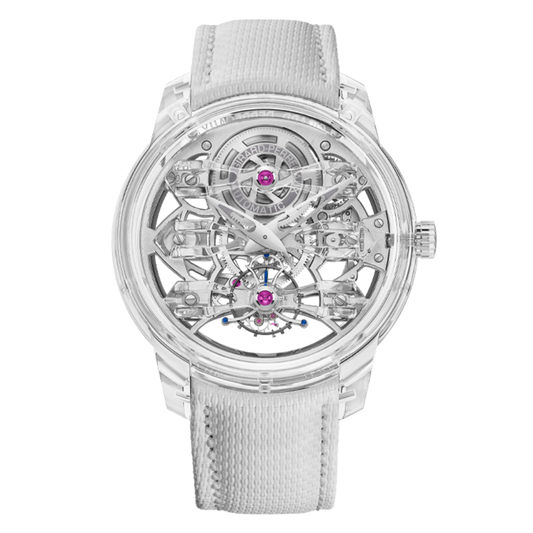 Girard-Perregaux Quasar Light Tourbillon with Three Bridges 46 mm Transparent Dial Sapphire Rubber Strap 99295-43-3313-5CC