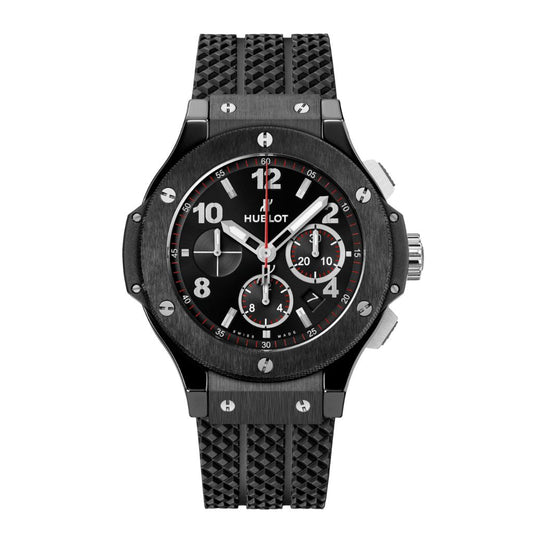 HUBLOT Big Bang Original Black Magic 44 mm Black Dial Polished Black Ceramic Rubber Strap 301.CM.130.RX