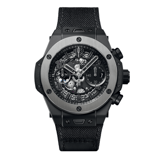 HUBLOT Big Bang Unico Ice Bang 42 mm Black  Dial Microblasted and Polished Black Ceramic Rubber Strap 441.CK.1140.NR.HEC24
