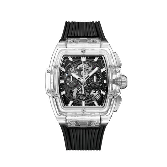 Hublot Spirit of Big Bang Magic Sapphire 42 mm Transparent Dial Polished Sapphire Crystal Rubber Strap 642.JX.0170.RX