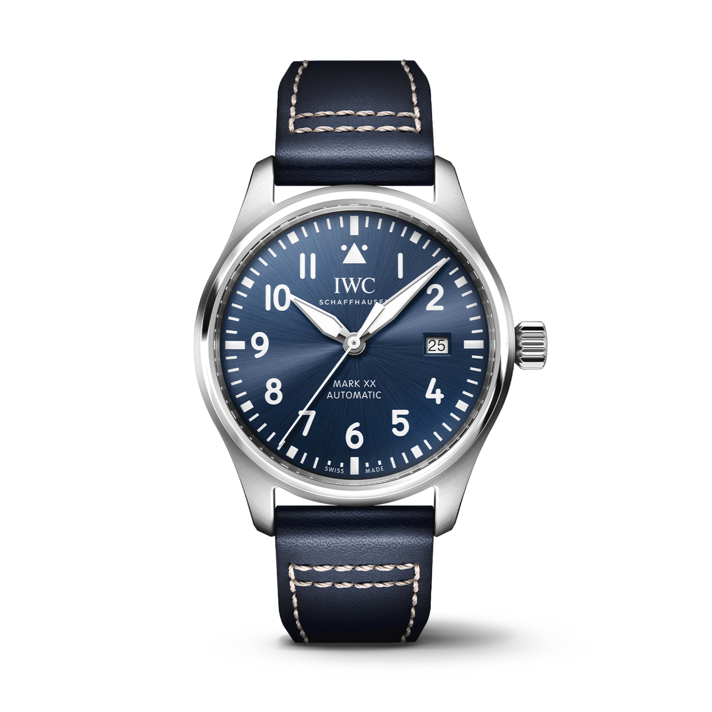 IWC Schaffhausen Pilot's Watch Mark XX 40 mm Blue  Dial Stainless Steel Blue   Strap IW328203