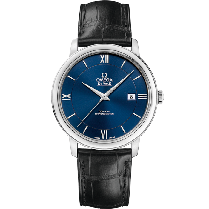 Omega De Ville Prestige 39.5 mm Blue Dial Stainless Steel Strap 424.13.40.20.03.001