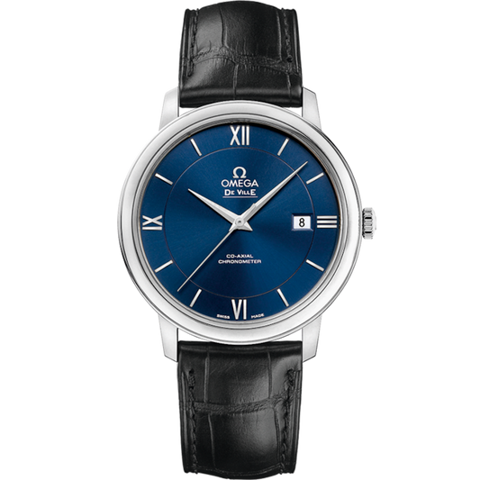 Omega De Ville Prestige 39.5 mm Blue Dial Stainless Steel Strap 424.13.40.20.03.001