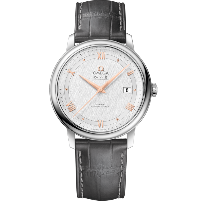 Omega De Ville Prestige 39.5 mm Silver Dial Stainless Steel Strap 424.13.40.20.02.005
