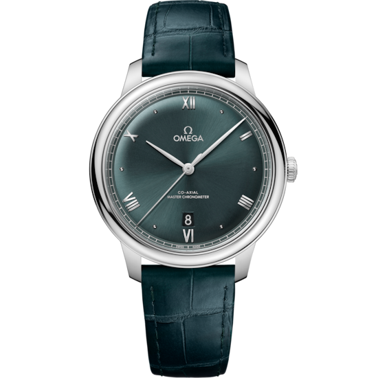 Omega De Ville Prestige 40 mm Green Dial Stainless Steel Strap 434.13.40.20.10.001
