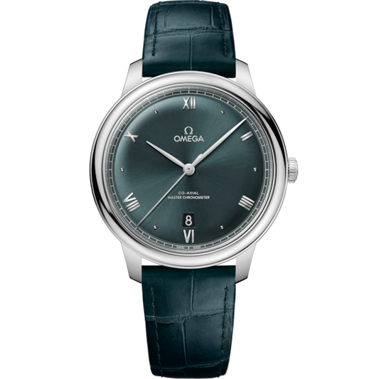Omega De Ville Prestige 40 mm Green Dial Stainless Steel Strap 434.13.40.20.10.001