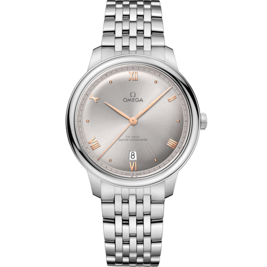 Omega De Ville Prestige 40 mm Grey Dial Stainless Steel Bracelet 434.10.40.20.06.001