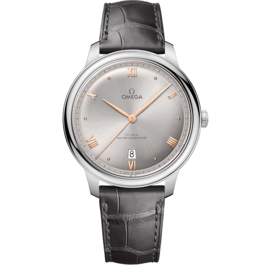 Omega De Ville Prestige 40 mm Grey Dial Stainless Steel Strap 434.13.40.20.06.001