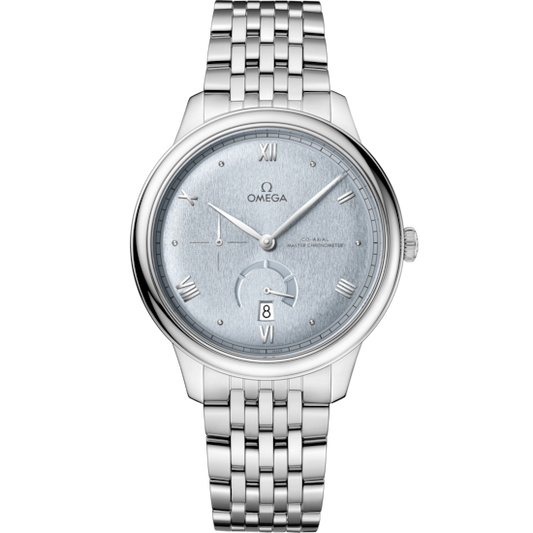 Omega De Ville Prestige 41 mm Blue Dial Stainless Steel Bracelet 434.10.41.21.03.001