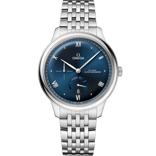 Omega De Ville Prestige 41 mm Blue Dial Stainless Steel Bracelet 434.10.41.21.03.002