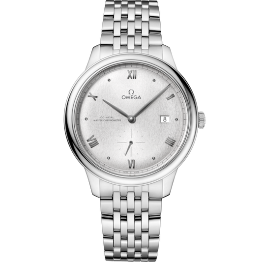 Omega De Ville Prestige 41 mm Silver Dial Stainless Steel Bracelet 434.10.41.20.02.001