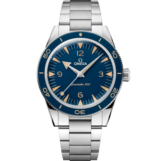 Omega Seamaster 300 41 mm Blue Dial Stainless Steel Bracelet 234.30.41.21.03.001
