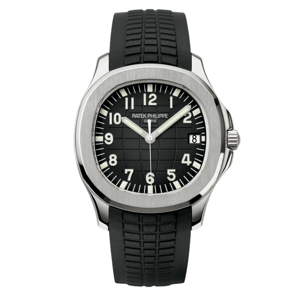 Patek Philippe  Aquanaut 40.8 mm Black Dial Stainless Steel Rubber Strap 5167A-001