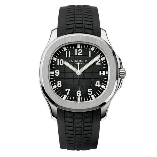 Patek Philippe  Aquanaut 40.8 mm Black Dial Stainless Steel Rubber Strap 5167A-001