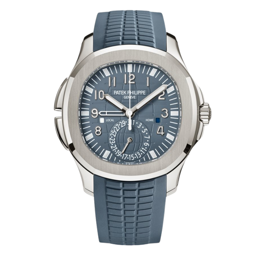 Patek Philippe  Aquanaut 40.8 mm Grey Dial 18K White Gold Rubber Strap 5164G-001