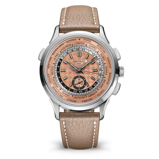 Patek Philippe Complications 41 mm Brown Dial Stainless Steel   Leather Strap 5935A-001