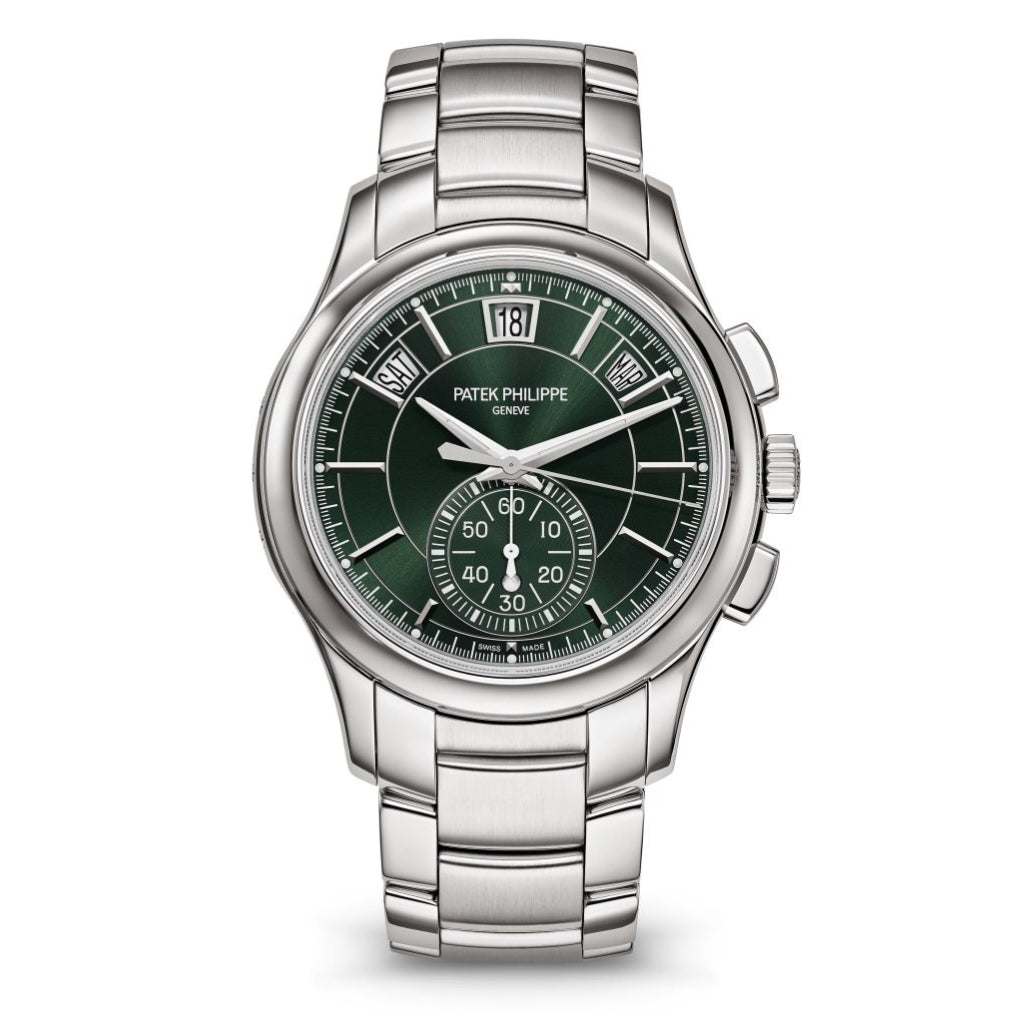 Patek Philippe Complications 42 mm Olive Green Dial Stainless Steel Bracelet 5905/1A-001