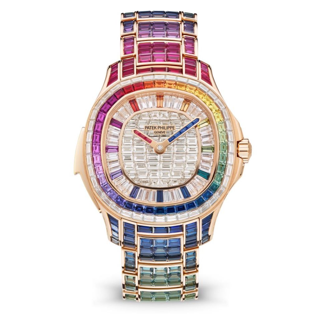 Patek Philippe Grand Complications 38.8 mm Diamond Paved Dial 18K Rose Gold Bracelet 5260/1455R-001