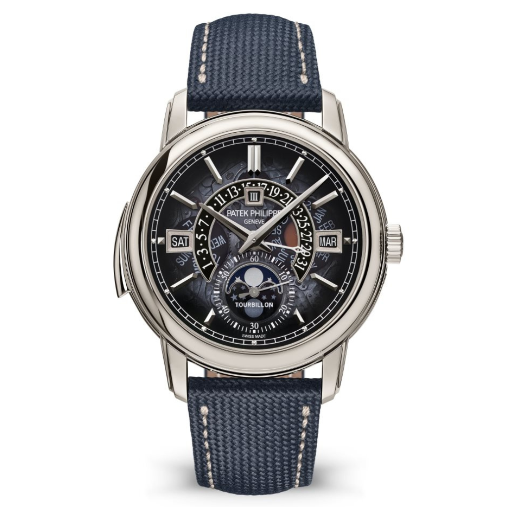 Patek Philippe Grand Complications 40.2 mm Transparent Dial Platinum   Leather Strap 5316/50P-001