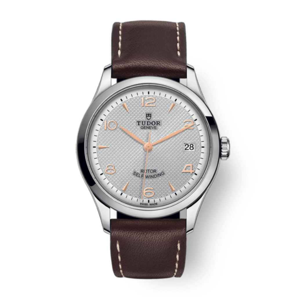 Tudor 1926 36 mm Silver Dial Stainless Steel Leather Strap M91450-0006