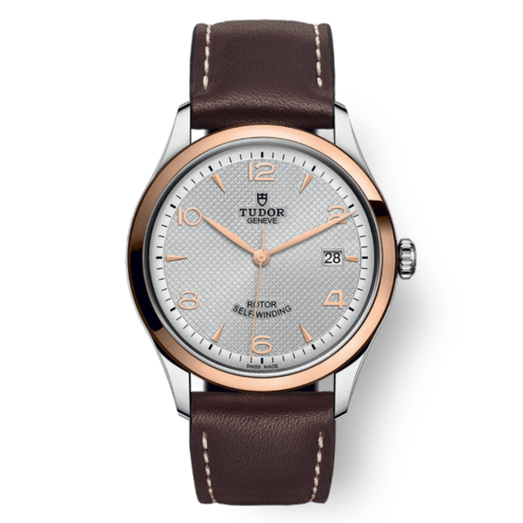 Tudor 1926 39 mm Silver Dial Stainless Steel Leather Strap M91551-0005