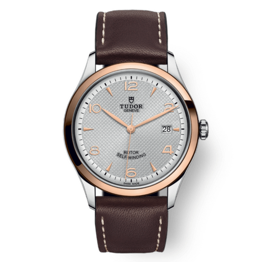 Tudor 1926 39 mm Silver Dial Stainless Steel Leather Strap M91551-0005