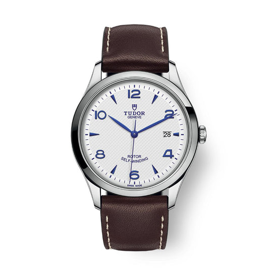 Tudor 1926 41 mm White Dial Stainless Steel Leather Strap M91650-0010