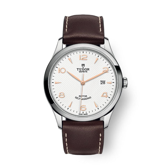 Tudor 1926 41 mm White Dial Stainless Steel Leather Strap M91650-0012